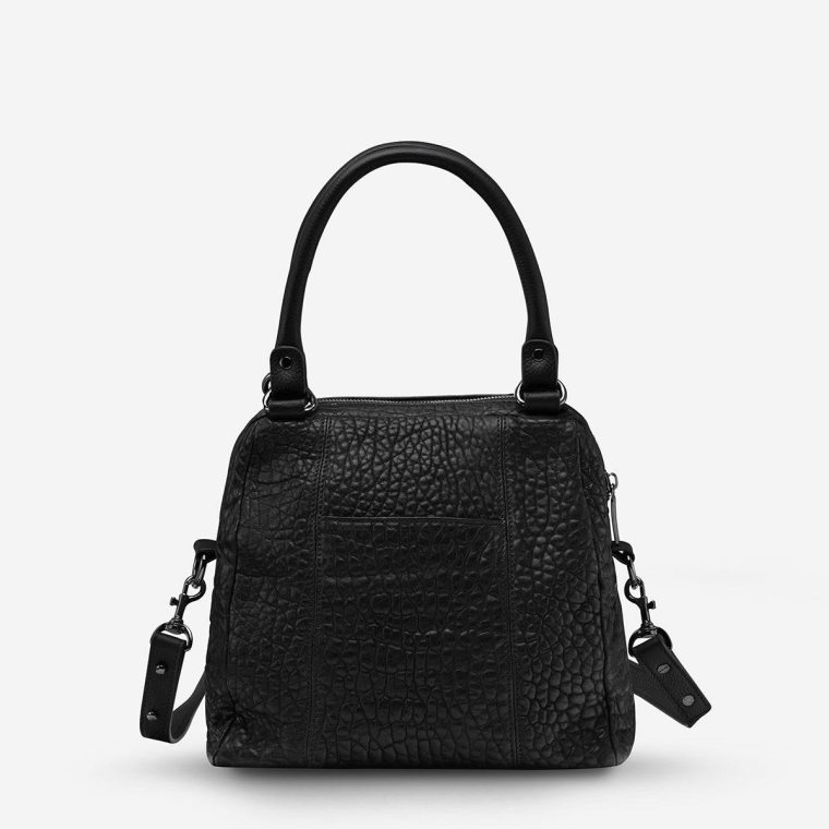 Black Bubble Women Status Anxiety Handbags Last Mountains Bag - Black Bubble - Image 2