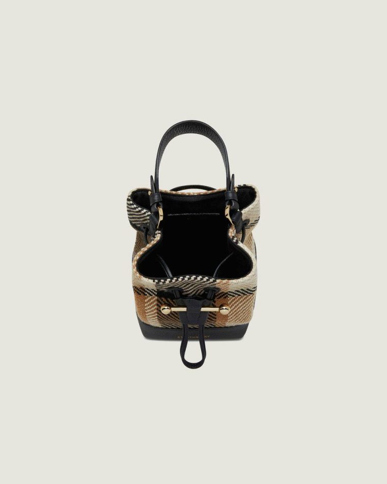 Black/Camel Tartan Totes & Top Handle Bags Osette Strathberry Women - Image 5
