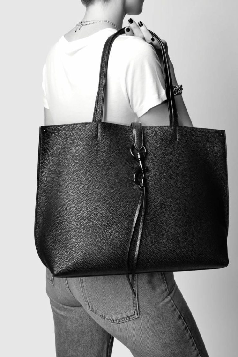 Black-Caramello Women Rebecca Minkoff Megan Tote Tote Bag - Image 4