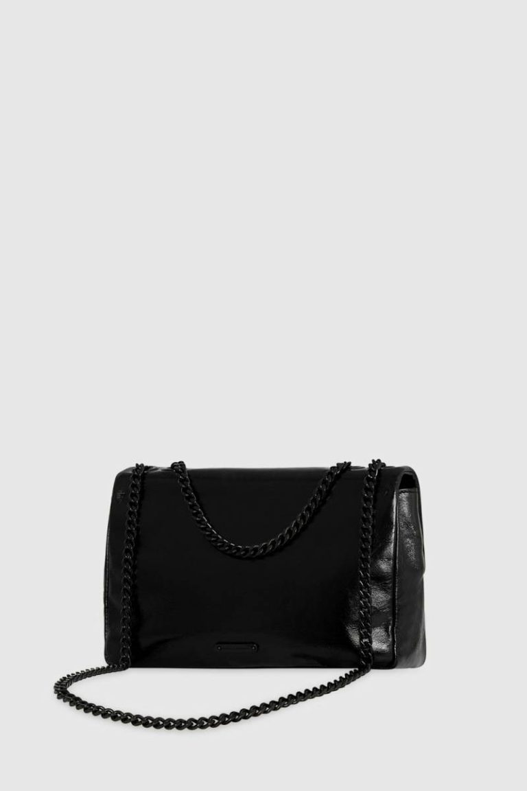 Black Crossbody Bag Rebecca Minkoff Edie Medium Crossbody V Studded Women - Image 2