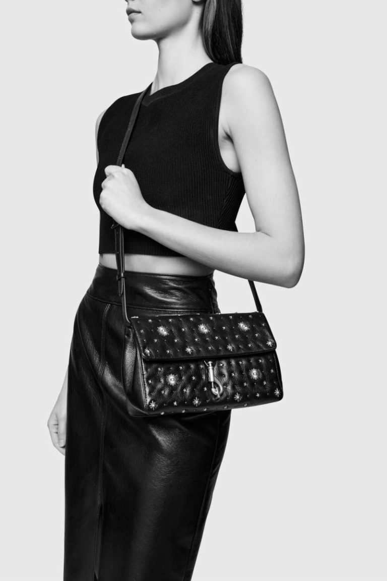 Black Crossbody Bag Women Edie Crossbody With Evil Eye Rebecca Minkoff - Image 4