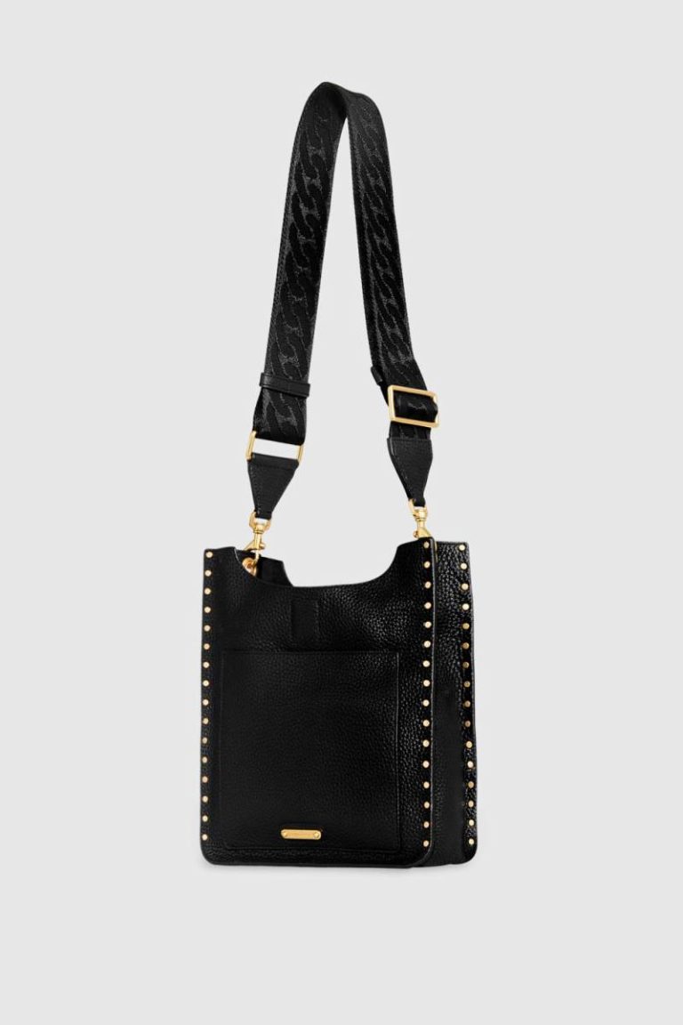 Black Darren Medium Feed Women Crossbody Bag Rebecca Minkoff - Image 2