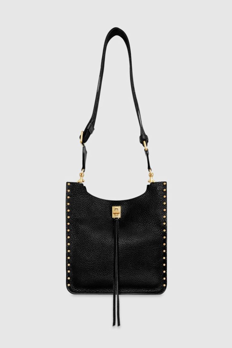 Black Darren Medium Feed Women Crossbody Bag Rebecca Minkoff