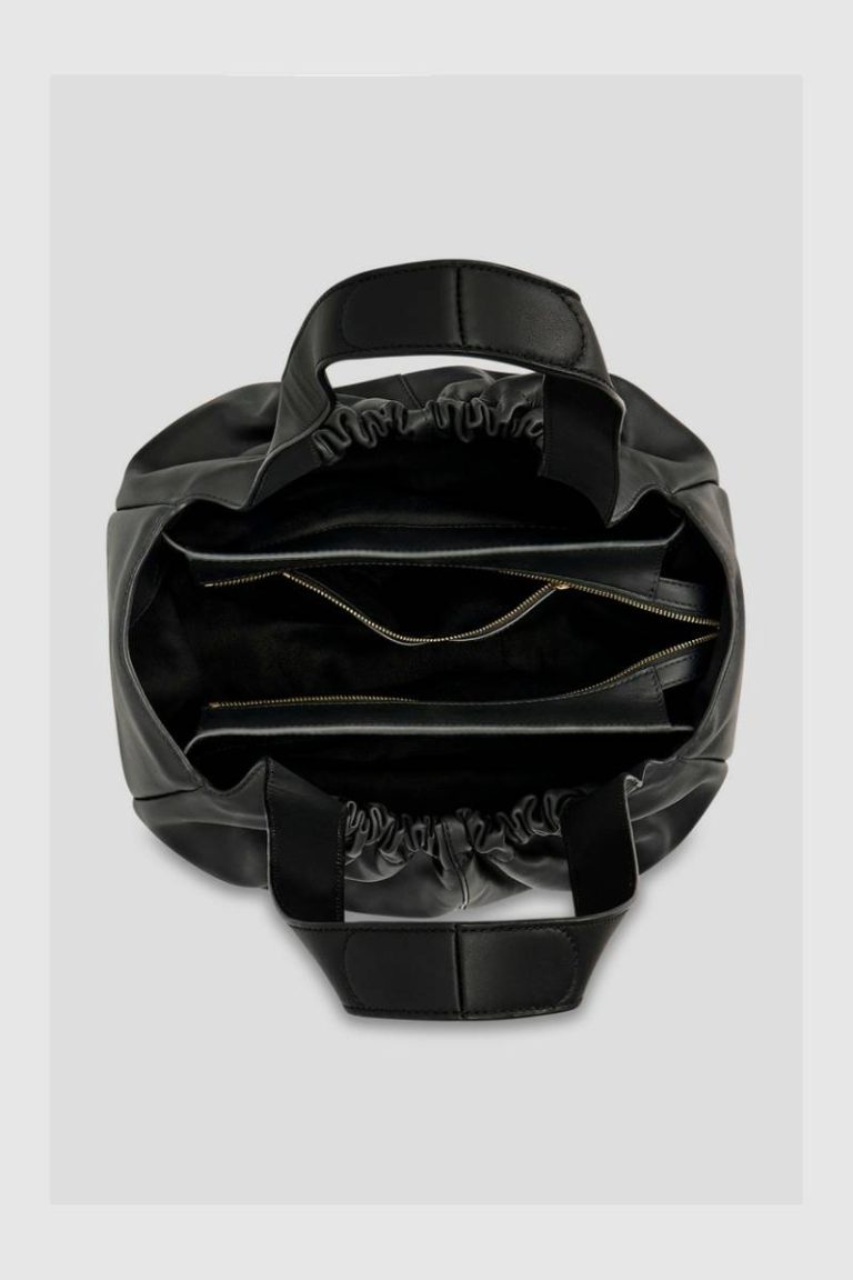 Black Emilia Soft Tote Womne Totes Oroton - Image 5