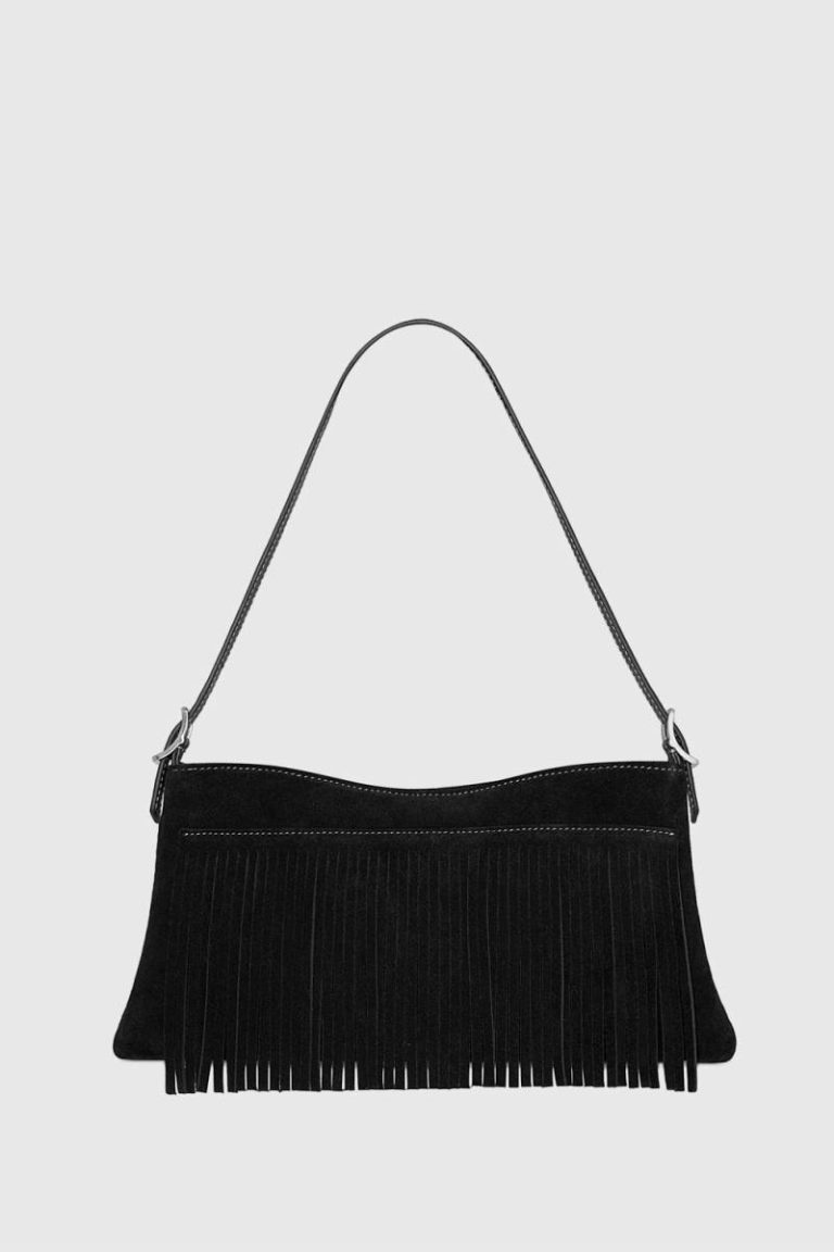 Black Fringe Baguette Rebecca Minkoff Fringe Baguette Women