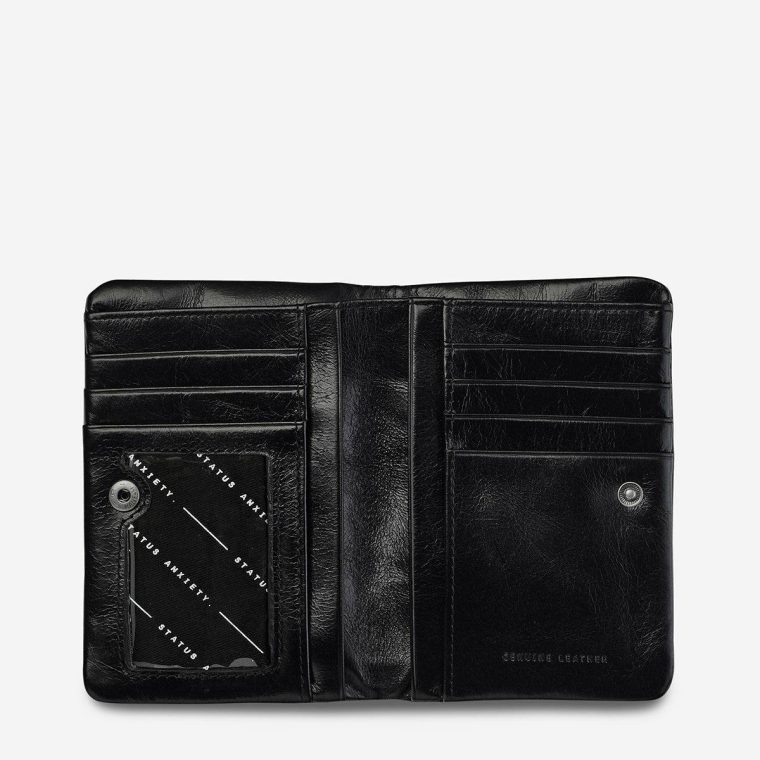 Black Is Now Better Wallet - Black Status Anxiety Women Small - Image 3