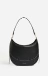 Black Large Leather Daily Bag Smooth Leather Shoulder Bags Women Vanessa Bruno