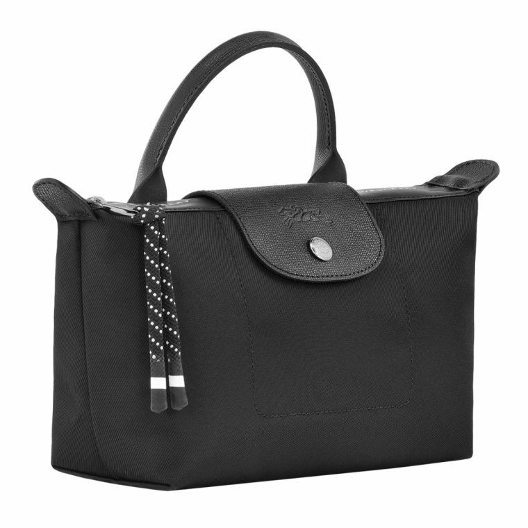 Black Le Pliage Energy Pouch Black - Recycled Canvas Longchamp Pouches & Cases Women - Image 2