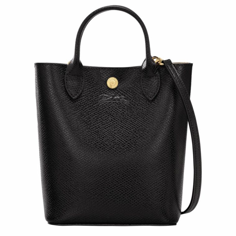 Black Leather Bags Longchamp Épure Xs Tote Bag Black - Leather Women