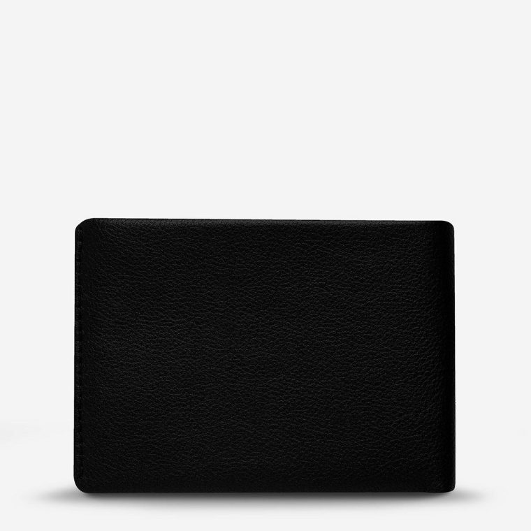Black Men Jonah Wallet - Black Status Anxiety Bi-Fold - Image 2