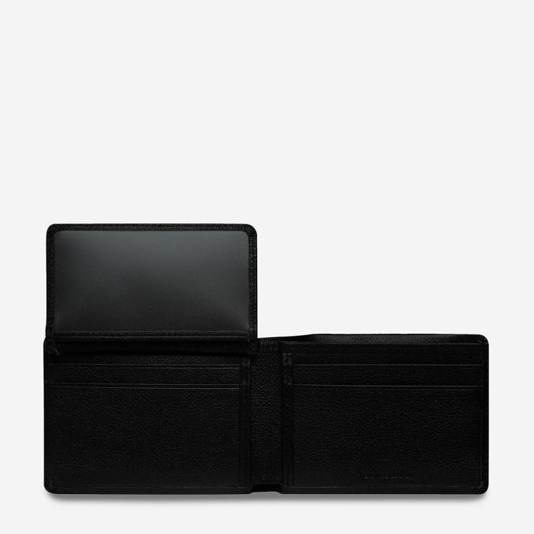 Black Men Jonah Wallet - Black Status Anxiety Bi-Fold - Image 3