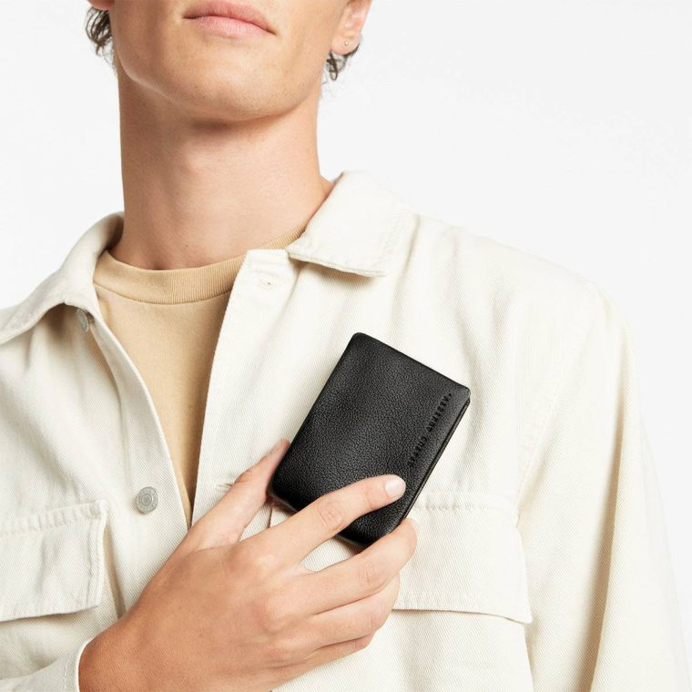 Black Men Jonah Wallet - Black Status Anxiety Bi-Fold - Image 5