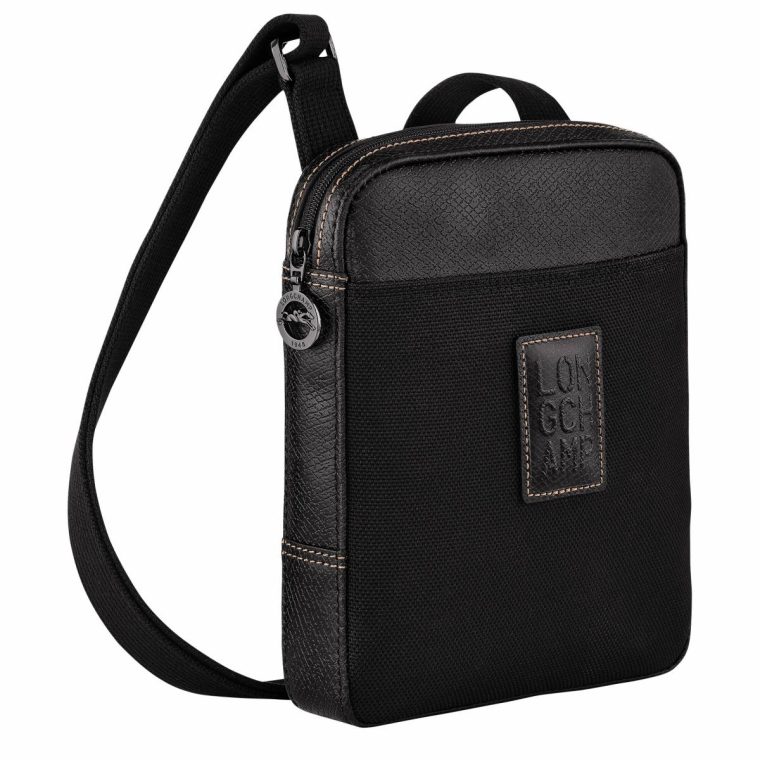 Black Mini Bags Boxford Xs Crossbody Bag Black - Recycled Canvas Longchamp Women - Image 2