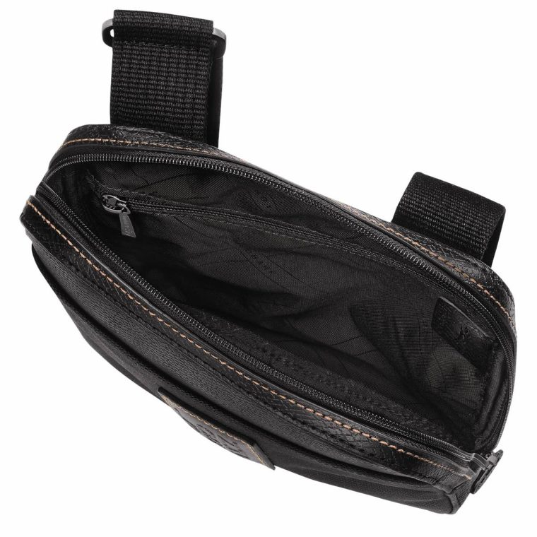 Black Mini Bags Boxford Xs Crossbody Bag Black - Recycled Canvas Longchamp Women - Image 4