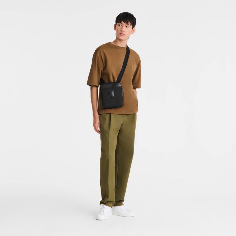 Black Mini Bags Boxford Xs Crossbody Bag Black - Recycled Canvas Longchamp Women