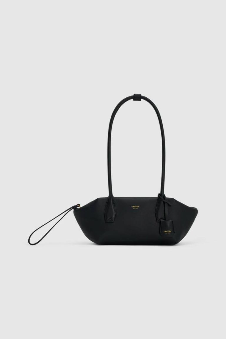 Black Oroton Breeze Baguette Womne Shoulder