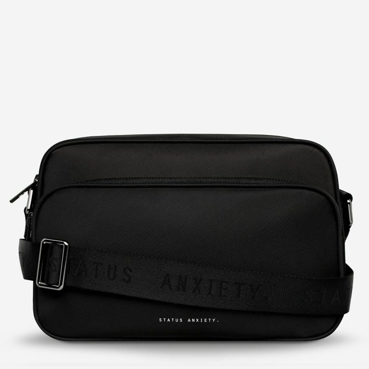 Black Rani Recycled Bag - Black Status Anxiety Crossbody Women - Image 3