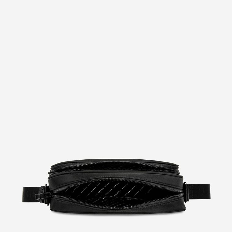 Black Rani Recycled Bag - Black Status Anxiety Crossbody Women - Image 5