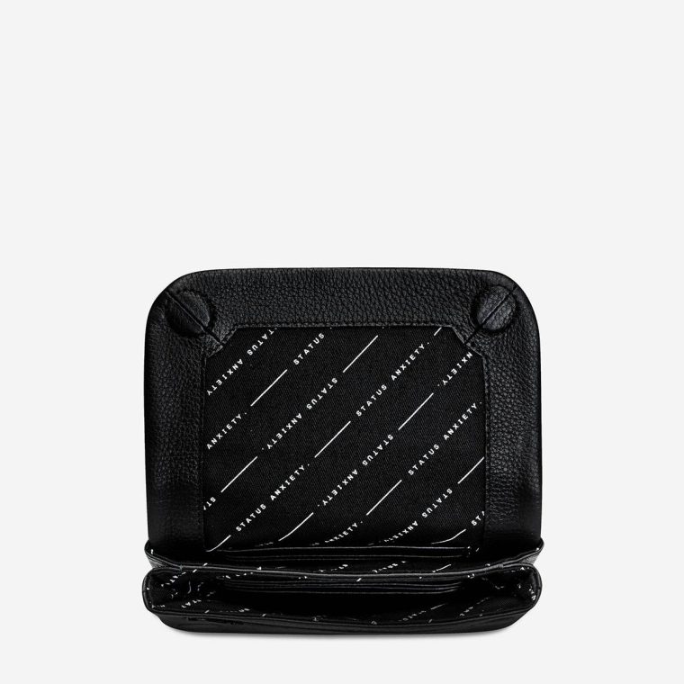 Black Small Impermanent Wallet - Black Women Status Anxiety - Image 4