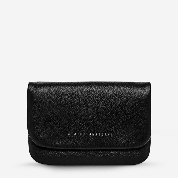 Black Small Impermanent Wallet - Black Women Status Anxiety