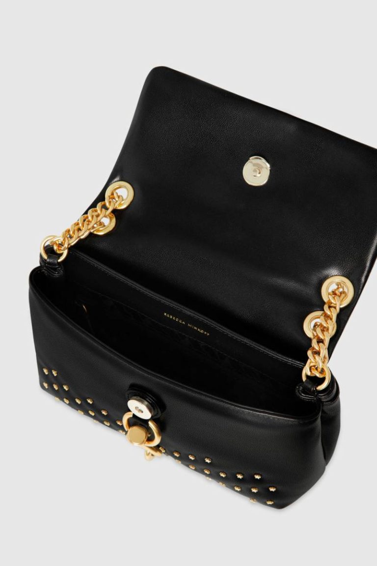 Black-Star-Studs Crossbody Bag Edie Crossbody With Star Studs Rebecca Minkoff Women - Image 3
