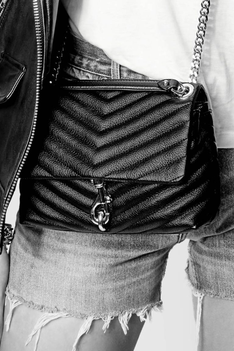 Black-Star-Studs Crossbody Bag Edie Crossbody With Star Studs Rebecca Minkoff Women - Image 5