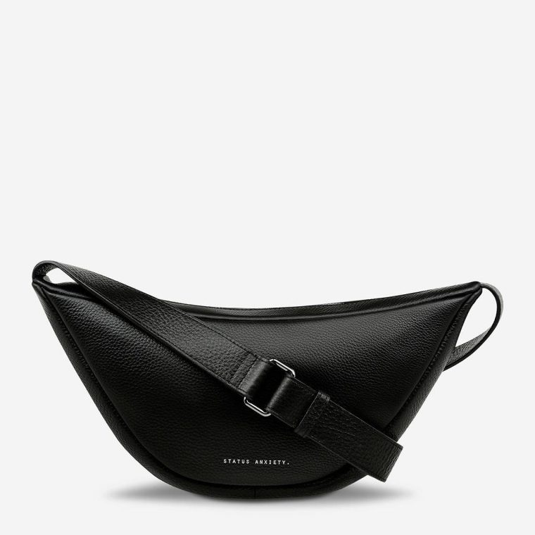Black Status Anxiety Glued To You Bag - Black Crossbody Women - Image 4