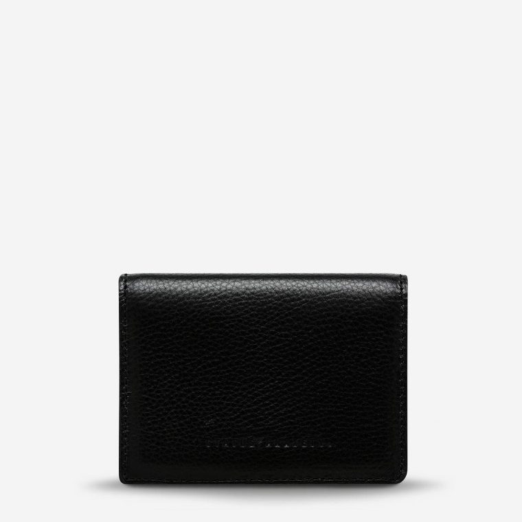 Black Status Anxiety Women Easy Does It Wallet - Black Extra Small
