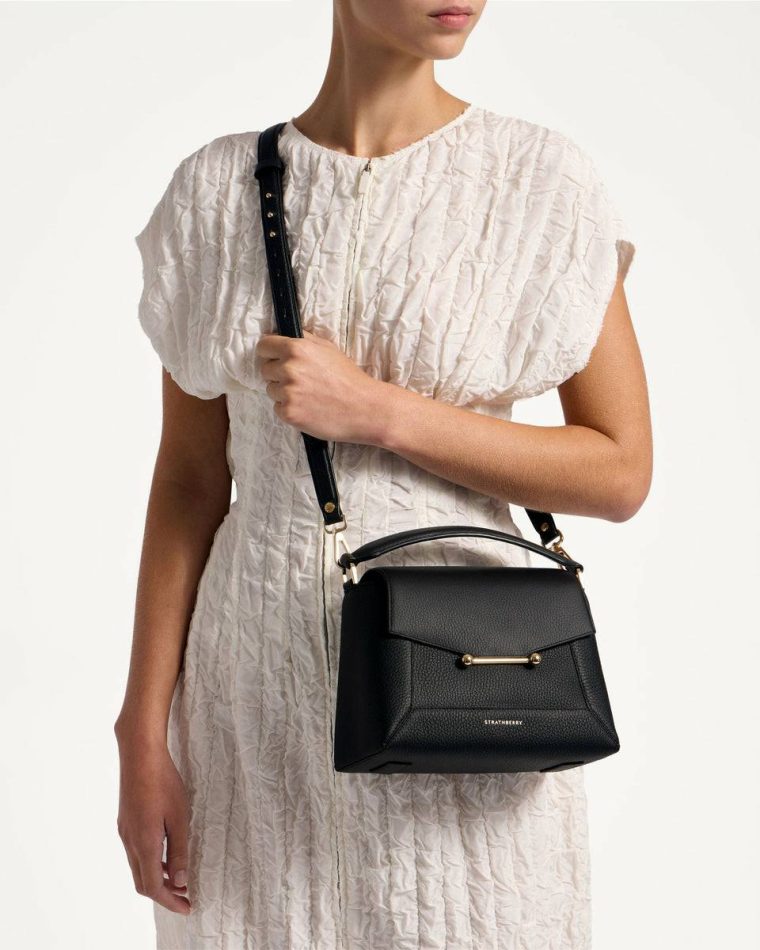 Black Strathberry Mosaic Bag Women Crossbody Bags - Image 5