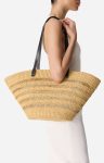 Black Vanessa Bruno Women Shoulder Bags Large Reed Basket Elephant Grass - Image 3