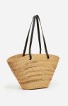 Black Vanessa Bruno Women Shoulder Bags Large Reed Basket Elephant Grass - Image 4