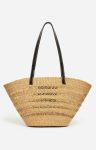 Black Vanessa Bruno Women Shoulder Bags Large Reed Basket Elephant Grass
