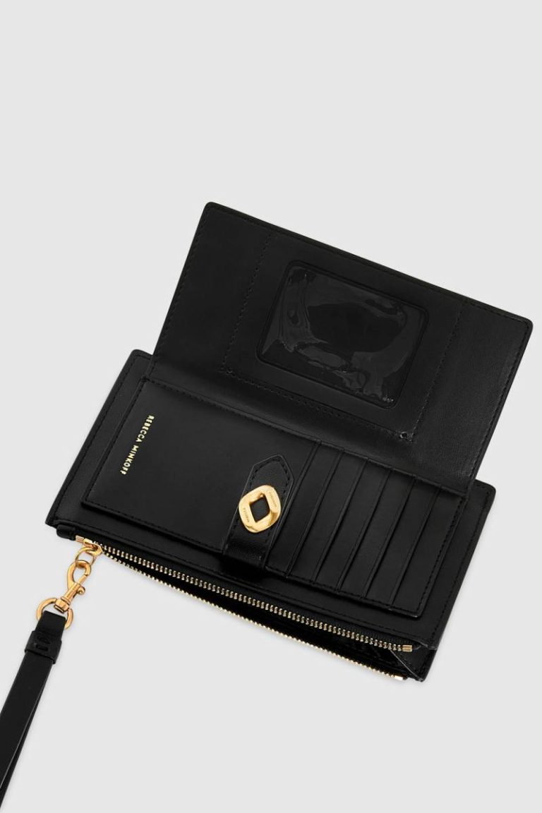 Black Wallet Women G Elongated Card Case Rebecca Minkoff - Image 3