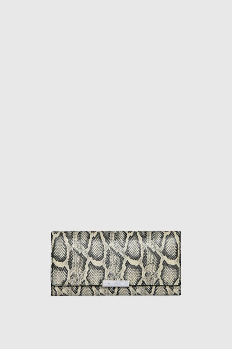 Black-White Insider Continental Wallet Wallet Women Rebecca Minkoff
