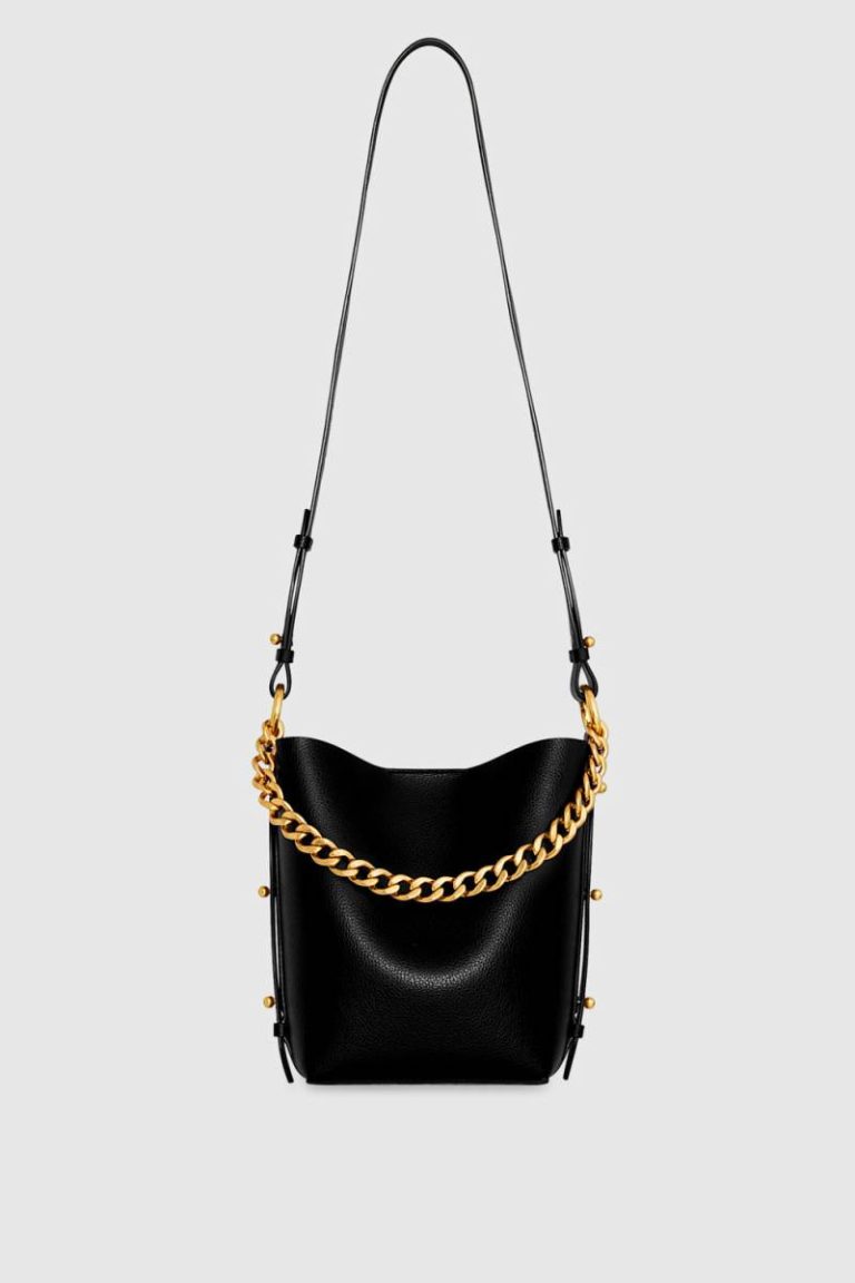 Black Women Bucket Bag Rebecca Minkoff Kate Small Bucket
