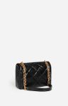 Black Women Moon Large Leather Bag Made In Italy Vanessa Bruno Quilted Bags - Image 4
