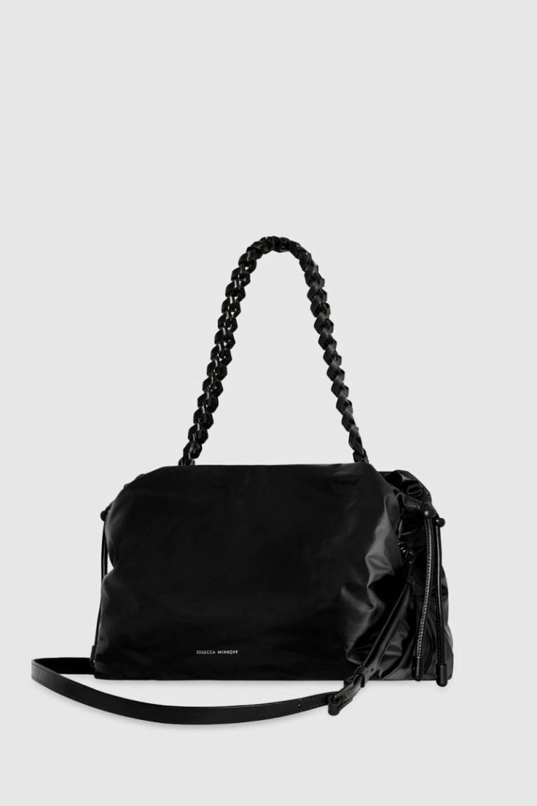 Black Women Shoulder Bag Rebecca Minkoff Zero Gravity Shoulder Bag - Image 2