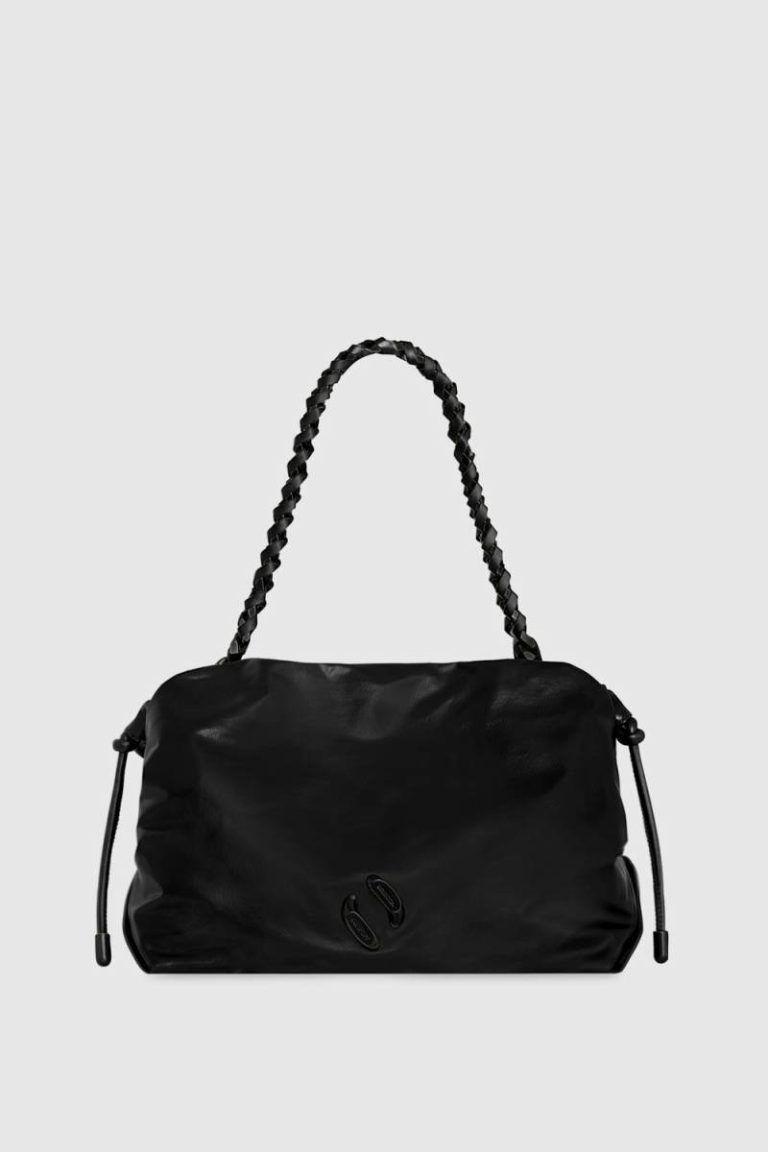 Black Women Shoulder Bag Rebecca Minkoff Zero Gravity Shoulder Bag