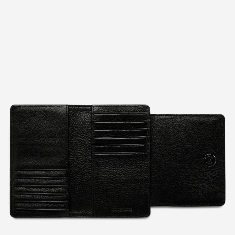 Black Women Small Status Anxiety Visions Wallet - Black - Image 3