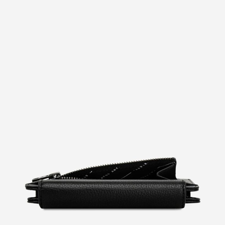 Black Women Small Status Anxiety Visions Wallet - Black - Image 4