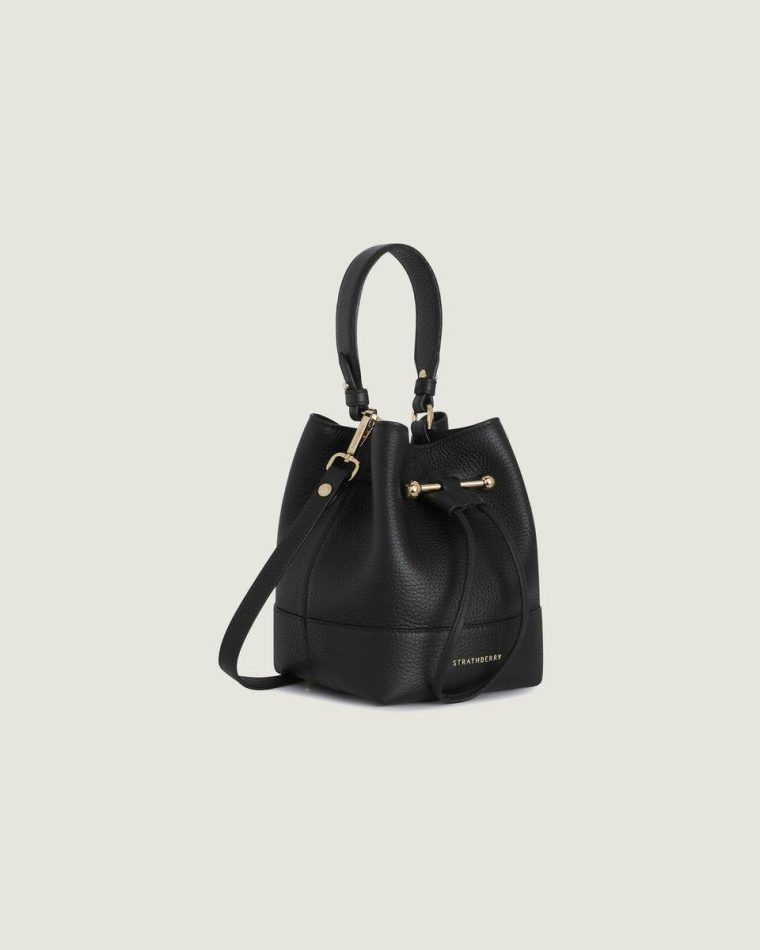 Black Women Strathberry Totes & Top Handle Bags Osette - Image 2