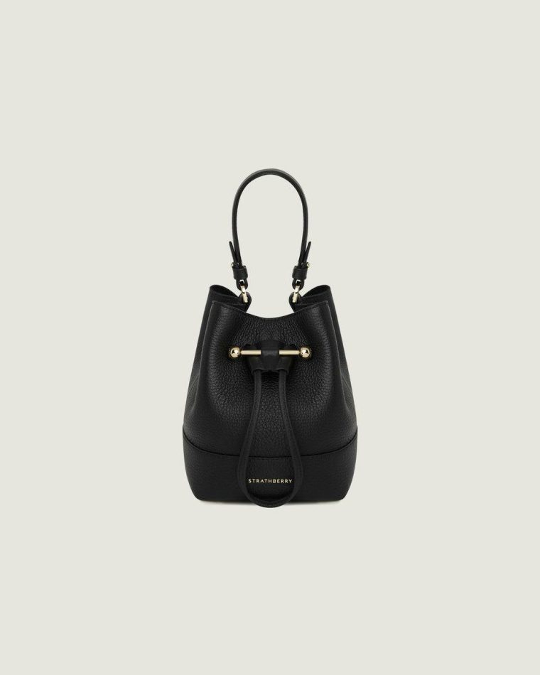Black Women Strathberry Totes & Top Handle Bags Osette - Image 3