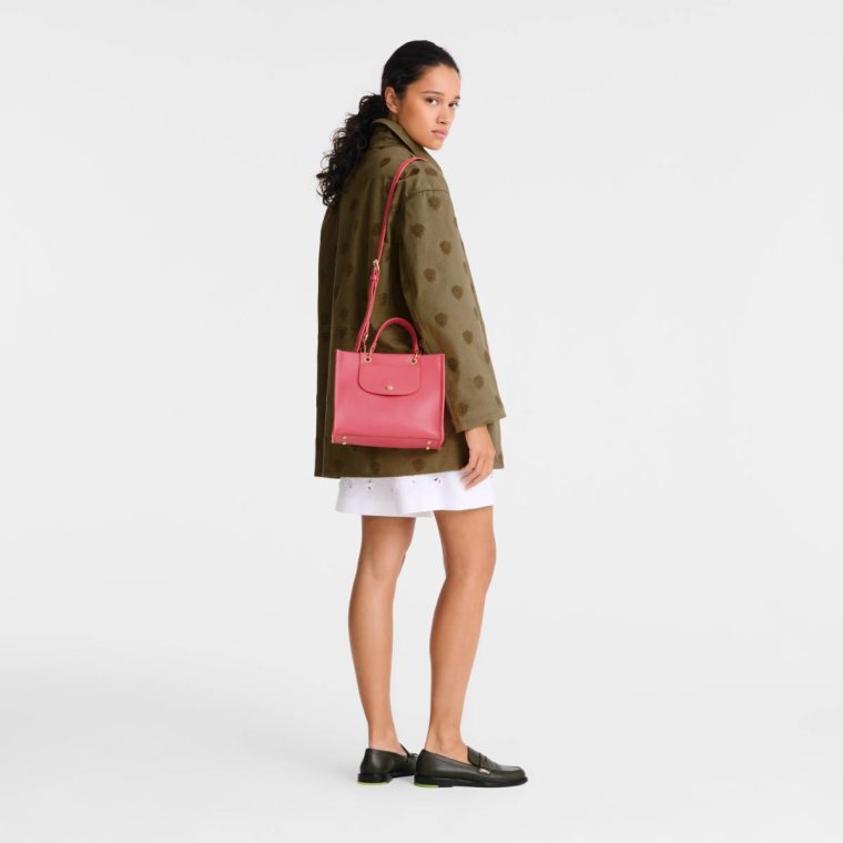 Blush Women Cabas Longchamp S Handbag Blush - Leather Leather Bags - Image 2