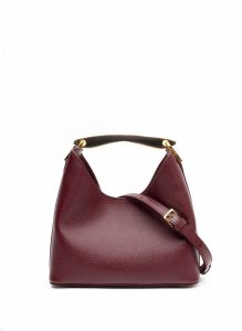 Boomerang Caviar Leather Women Elleme Small Boomerang Caviar Leather Burgundy - Image 3