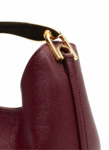 Boomerang Caviar Leather Women Elleme Small Boomerang Caviar Leather Burgundy - Image 4
