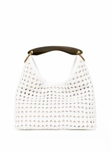 Boomerang Default Title Boomerang Woven Leather White Women Elleme