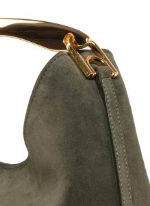 Boomerang Women Elleme Khaki Green Small Boomerang Suede Khaki - Image 5