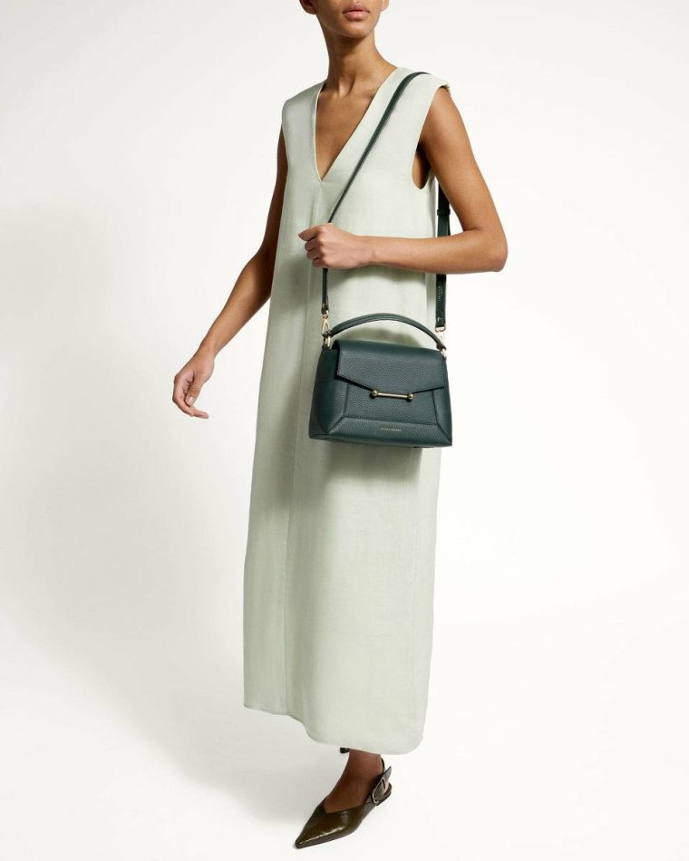 Bottle Green Totes & Top Handle Bags Strathberry Women Mosaic Bag