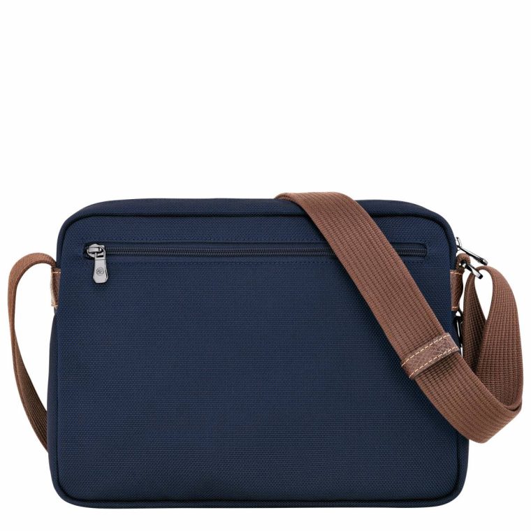 Boxford M Camera Bag Blue - Recycled Canvas Blue Men Crossbody Bags Longchamp - Image 3