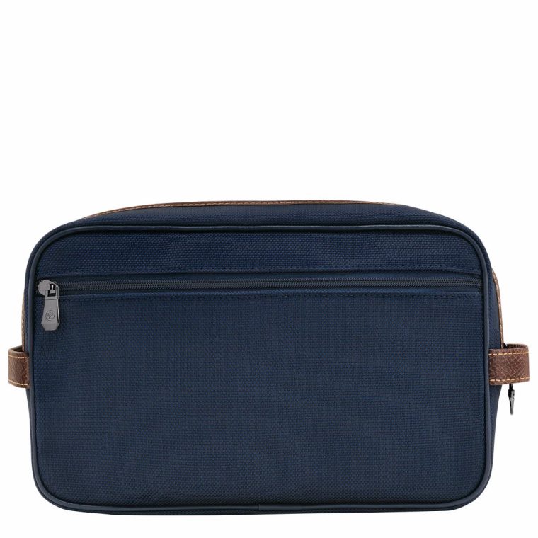 Boxford Toiletry Case Blue - Recycled Canvas Toiletry Bags Women Blue Longchamp - Image 2